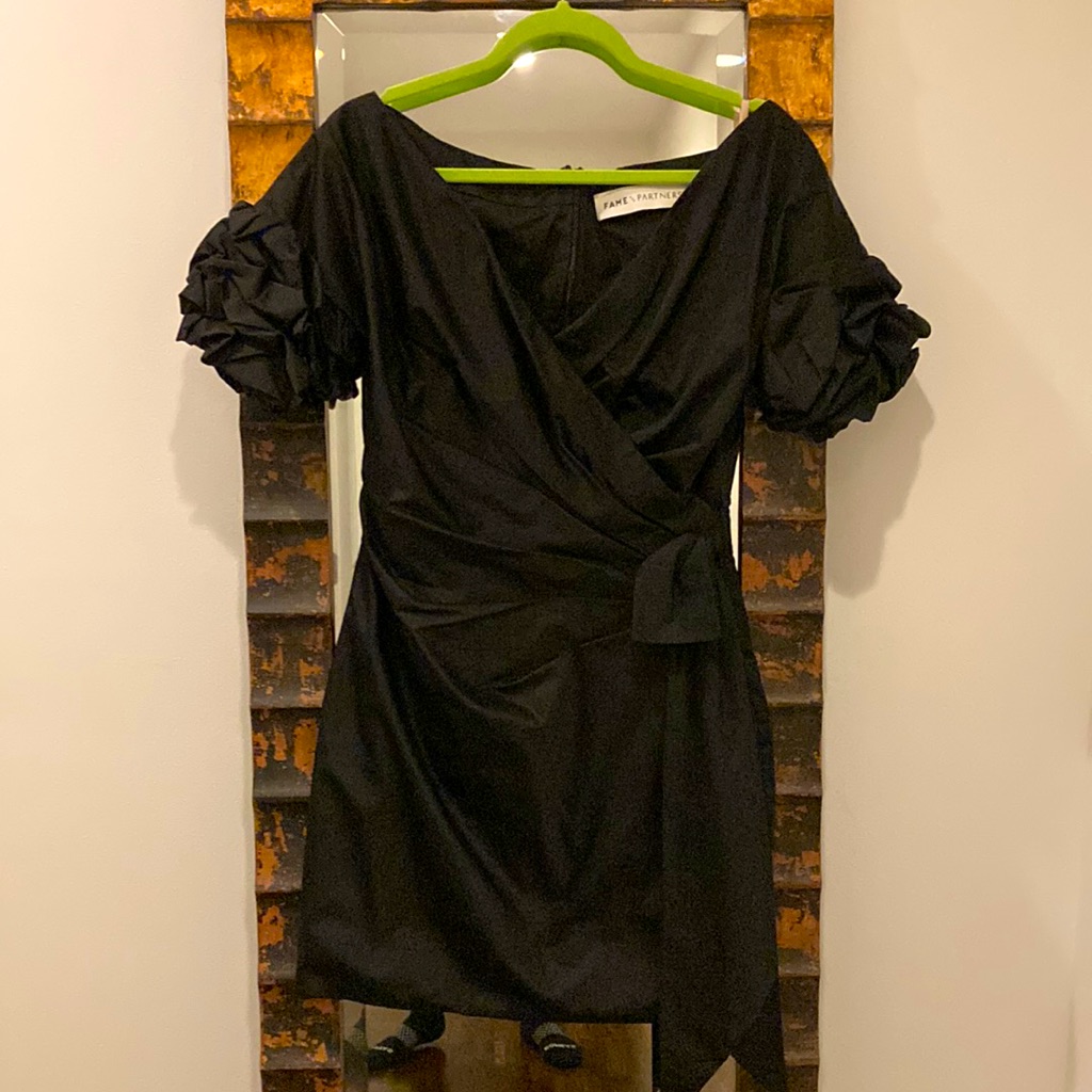 Beautiful Fame And Partners Black Mini Dress- Us Size 6 - New Without Tags